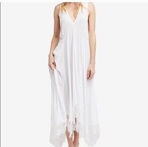 Free People Girl Like You Lace White Maxi Dress Small/Medium